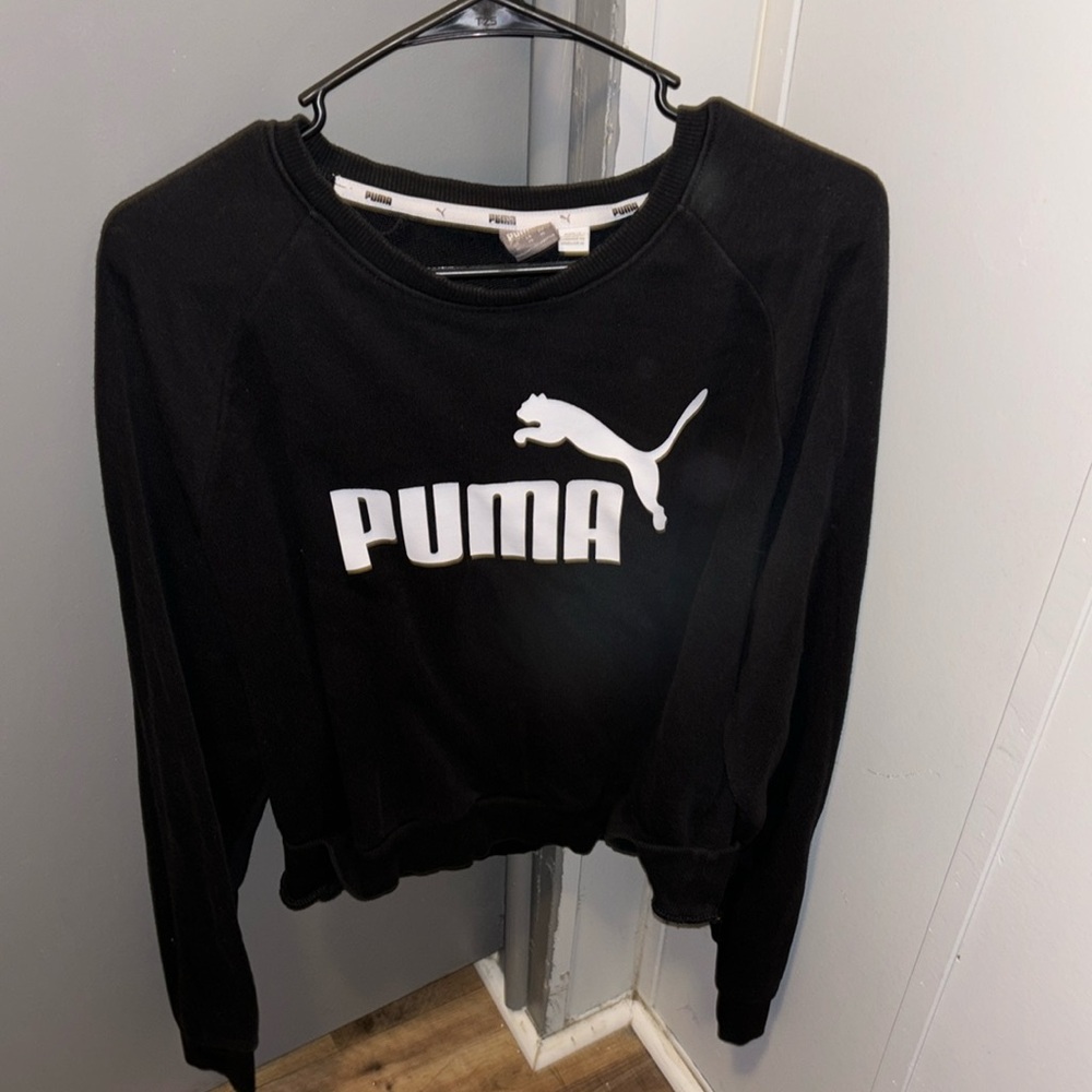 Puma crop top sweatshirt, XL, worn once